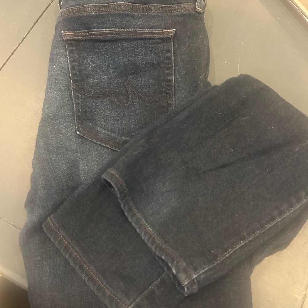 Dark Wash Straight Leg Jeans - Adriano Goldschmied